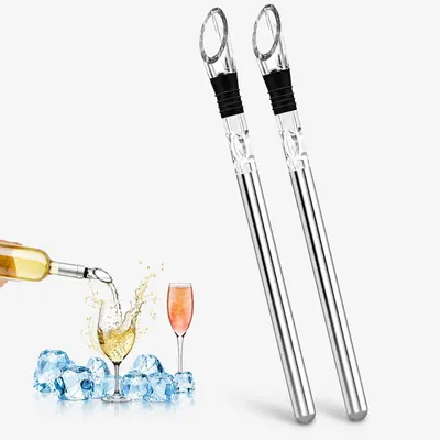 Wein-Kühlstab 2er Set, 32 cm, Edelstahl, Weinkühler