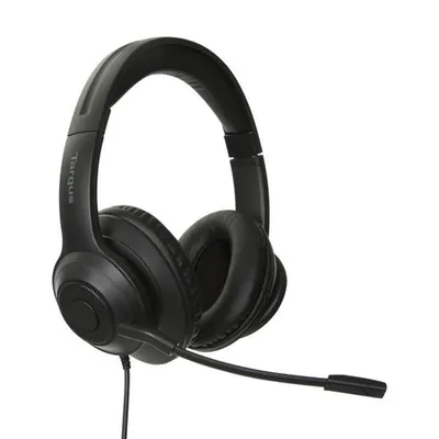 Produktbild von Targus AEH102GL, Kabelgebunden, Anrufe/Musik, 200 g, Kopfhörer, Schwarz