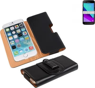Produktbild von K-S-Trade Schütz-Hülle Handy-Hülle kompatibel mit Samsung Galaxy Xcover 4 Holster Gürtel-Tasche Schutzhülle Handy-Tasche Smartphone Case