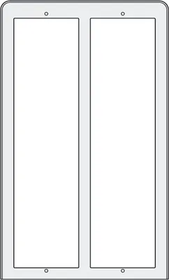 Immagine prodotto di PL86 - tettoia antipioggia 3x2moduli, Profilo