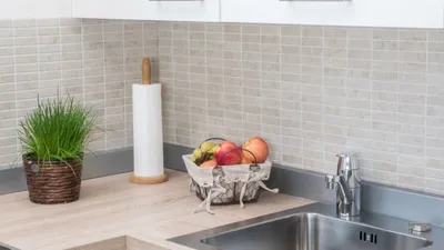 Produktbild von Mosaik Fliese Keramik Stäbchen Steinoptik hellbeige Fliesenspiegel Küche MOS24-STSO45_f | 10 Mosaikmatten