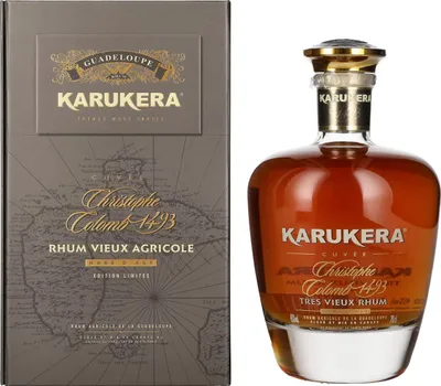 Produktbild von Karukera Cuvée Christophe Colomb 1493 Tres Vieux Rhum Hors d´Age 45% Vol. 0,7l in Geschenkbox