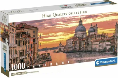 Zdjęcie produktu dla Puzzle 1000 elementów Panorama Kanał Grande Wenecja