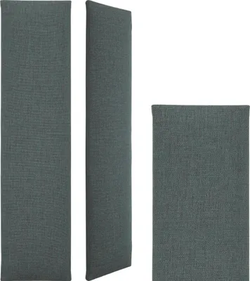 Produktbild von VOX SOFO Polsterpaneel Rechteckig 60x15 cm - Grün Melange, Wandkissen gepolstert, Akustikpaneel, Kopfteil Bett, Wandgestaltung, Weich (1 Stück)