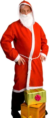 Produktbild von Boland 13410, Maskenkostüm, Erwachsener, Männlich, Weihnachten, Weihnachtsmann, Schwarz, Rot, Weiß