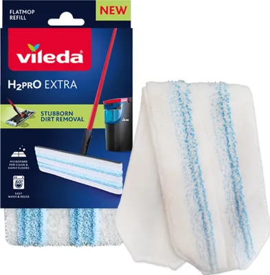 Productafbeelding van H2PrO extra platte vloerwisser, vervangende doek