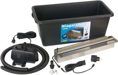 Produktbild von Ubbink Niagara Wasserfall 60 cm LED mit Pumpe