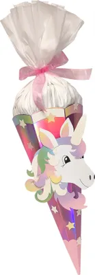 Produktbild von Schultüte Bastelset Regenbogen Einhorn von Prell