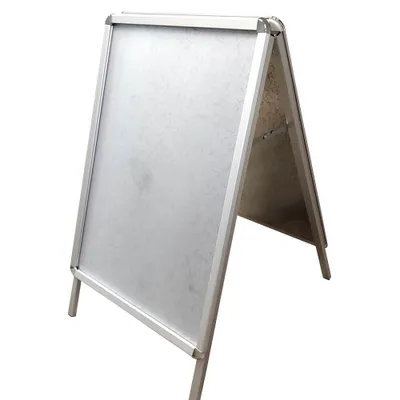 Produktbild von LMG Kundenstopper silber DIN A1 2 Fächer 63,0 x 75,0 x 105,0 cm, 1 St.