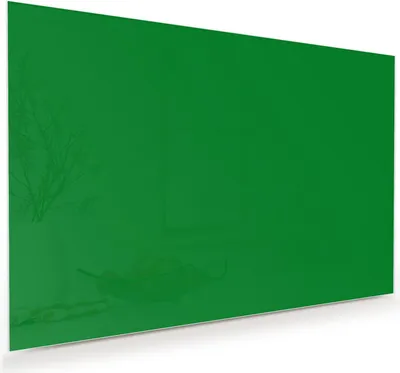 Produktbild von Glasbild 75x50cm in XXL für Wohnzimmer, Schlafzimmer Motiv Grüner Hintergrund II