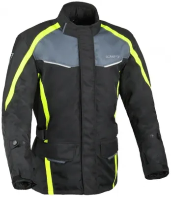 Image de Veste textile imperméable pour enfant DIFI Cage Aerotex, noir/jaune, taille 152