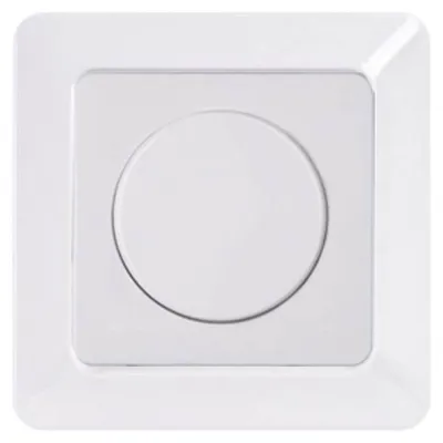 Productafbeelding van Witte Dimmer cover voor inbouwdimmer