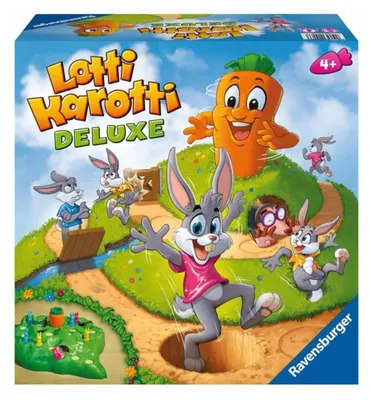 Produktbild von Lotti Karotti von Ravensburger, Brettspiel für Kinder ab 4 Jahren, Kompaktausgabe, mehrsprachig