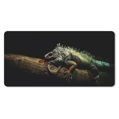 Produktbild von MuchoWow® Mauspad Mousepad Tier - Zweig - Schwarz 60x30 cm - Mousepads - Maus Mat - Pad - Mausunterlage - Nachhaltig