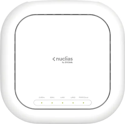 Zdjęcie produktu dla D-Link Nuclias AX3600, 2,4 GHz, 5 GHz, 2402 Mbit/s, SSID, WPA, WPA-RADIUS, WPA2, WPA3, 10,100,1000,25000 Mbit/s