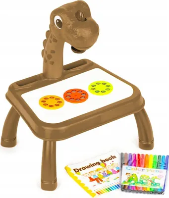 Produktbild von ECOTOYS Zeichenbrett mit Projektor Dinosaurus Hä dý