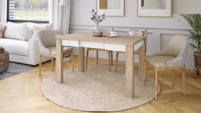 Produktbild von Design Esstisch Tisch Fonte ausziehbar 85 bis 130 cm