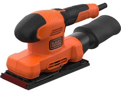 Zdjęcie produktu dla Black & Decker BEW220, Szlifierka orbitalna, Zacisk, Czarny, Pomarańczowy, 14000 RPM, 1 mm, 85 dB