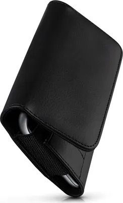 Produktbild von moex® Handy Quertasche kompatibel mit Blackview BV4900 Pro - Hülle mit Gürtelclip, Schwarz