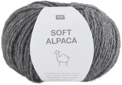 Produktbild von Rico Design Soft Alpaca Wolle 125m 50g