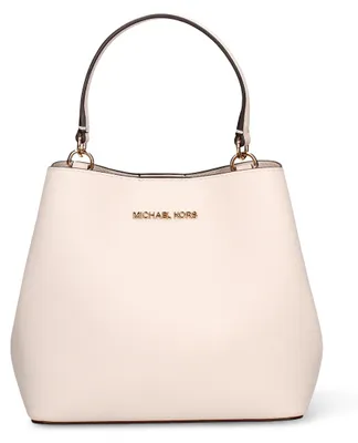 Produktbild von Michael Kors Emmett Bucket Bag, PVC, Schwarz, Lederhenkel, verstellbarer Schultergurt