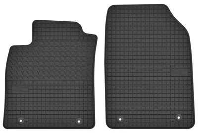 Image de Tapis avant en caoutchouc pour Opel Vectra C 2003-2008 (break) – 2 pièces, noirs, sur mesure