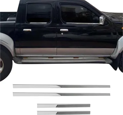 Immagine prodotto di Modanature per finestrini per Nissan Navara D22 1998-2004 4 trg in acciaio inox 4pz