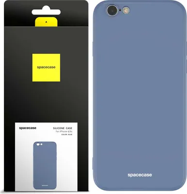 Image de Coque en silicone SPACECASE Coque en silicone pour iPhone 6/6s Bleu
