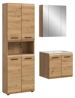 Produktbild von Ice Badmöbelset I41 Eiche Nachbildung.