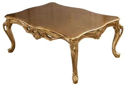 Immagine prodotto di Casa Padrino tavolino barocco oro 115 cm - Mobili da salotto in stile barocco