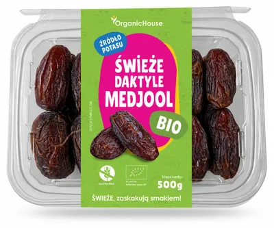 DAKTYLE MEDJOOL ŚWIEŻE BEZGLUTENOWE BIO 500 g - ORGANICHOUSE