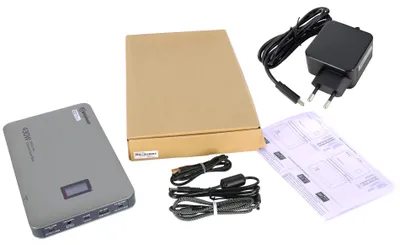 Produktbild von PowerSmart 430W Schnelllade-Powerbank mit 5 Anschlüssen (3 USB-C + 1 USB-A + DC) Schnellladen für Laptops, Drohnen und Smartphones