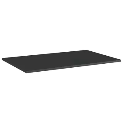 Immagine prodotto di Scaffali libreria 8 pz. Nero lucido 80x50x1,5 cm