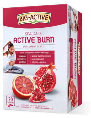 Produktbild von Active Burn Spalanie - suplement diety wspomagający odchudzanie 20 torebek