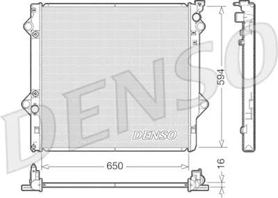 Zdjęcie produktu dla Chłodnica silnika DENSO DRM50036