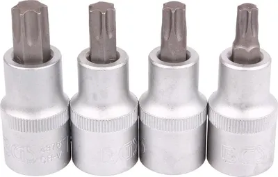 Zdjęcie produktu dla BGS technic Bit Socket Set, Stal chromowo-wanadowa, 298 mm, 298 g