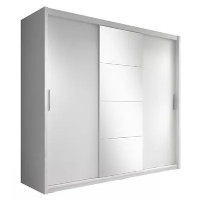 Produktbild von Kondela Kleiderschrank mit Schiebetüren Chiara 235 – weiß