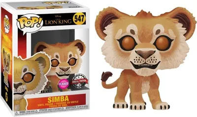 Image de Figurine Funko POP Disney the Lion King 547 Simba (flocked) Special Edition