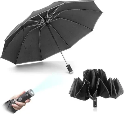 Obrázek produktu pro Deštník s obráceným skládáním a s LED diodou Folbrella InnovaGoods