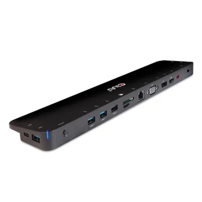 Produktbild von Club3D ChargingDock USB-C 3.2 ->7xUSB/DP/HDMI/LAN/Audio 65W