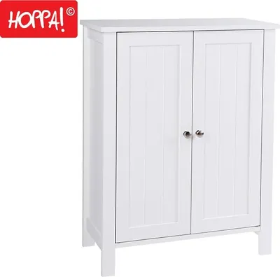 Produktbild von Hoppa! | Aufbewahrungsschrank mit 2 Türen | Weiß – Holz