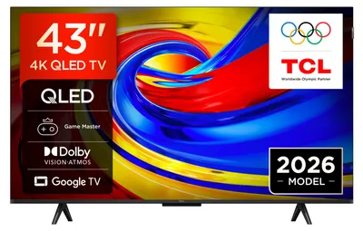 Produktbild von TCL P7L 43P7L, 109,2 cm (43"), 3840 x 2160 Pixel, QLED, Smart-TV, WLAN, Schwarz