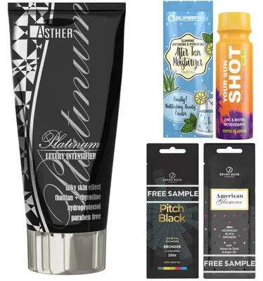 Obrázek produktu pro Asther Platinum Luxury Silný Bronzer Sada Na Opalování