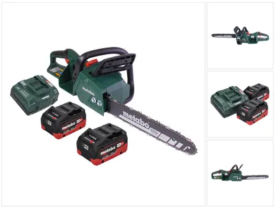 Produktbild von Metabo MS 36-18 LTX BL 40 Akku Kettensäge 36 V ( 2x 18 V ) 40 cm 22 m/s Brushless + 2x Akku 8,0 Ah + Ladegerät
