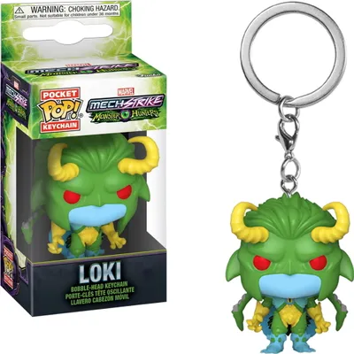 Produktbild von Marvel Mech Strike - Loki  - Schlüsselanhänger Funko Pocket POP! Keychain