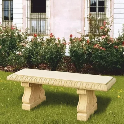 Produktbild von Casa Padrino Barock Gartenbank Beige 140 cm - Barock Garten Möbel -  Italy