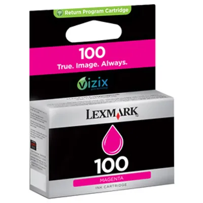 Produktbild von Lexmark 100, Magenta, Tinte auf Pigmentbasis, 1 Stück(e)