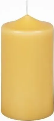 Produktbild von Premium Stumpenkerzen Honig 150 x 80 mm, 1 Stück