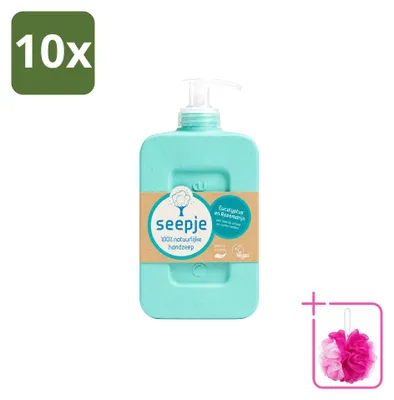 Obrázok produktu pre 10 kusov mydla na ruky Seepje s eukalyptom a rozmarínom - 300 ml - balenie s výhodnou cenou