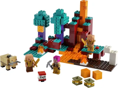 Image de LEGO 21168 Minecraft la forêt biscornue